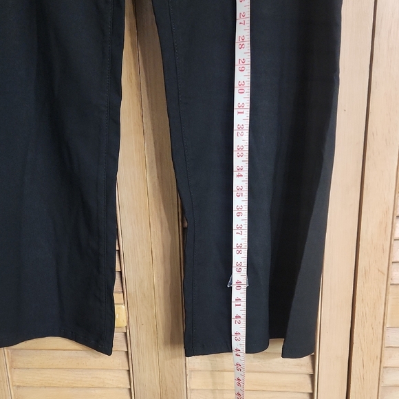 YMI Black Wide Leg Pants High-Rise Waist Forever Color - Picture 10 of 11